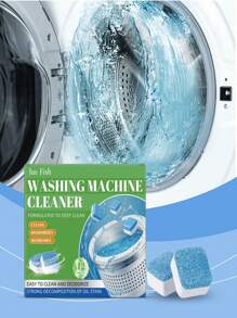 Washing Machine Cleaning Tablets, Washing Machine Descaling Cleaner, Effervescent Tablets For Deep Cleaning, Deodorizing And Heavy Duty Stain Removal