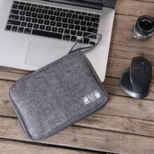 Multifunctional Digital Data Cable Storage Bag Travel Necessary Jorge - Grey - View 2