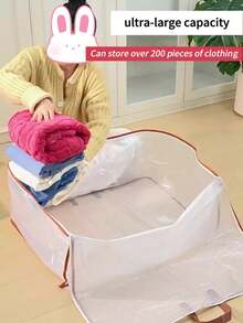 1 túi đựng chăn mới, túi nén chăn trong suốt, hộp đựng quần áo chống thấm nước, chống ẩm dung tích lớn dùng tại nhà - Nhiều màu - Xem 8