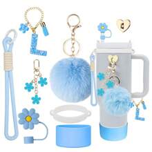 Stanley-Cup-Dekorationszubehör, 8–9 mm Strohhalmverschluss, Silikonstiefel 30 40 oz, kompatibel mit Stanley Cup, Weihnachtsgeschenk für Mädchen, DIY-Geschenk, kreative Dekoration, Thanksgiving-Dekoration, Geschenk-Dekoration für Freunde, Weihnachtsparty-Dekoration, Stanley-Zubehör, Weihnachtsbecher, Schulanfangsbedarf