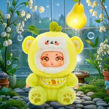 Cute Heart-Shaped Plush Doll Figurine, Plastic Desk Decor, Hanging Ornament, Birthday/Christmas/New Year Party Gift, Hard Plastic Core - Multicolor - View 10