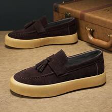 Stylische Herren-Loafer mit Fransen - Klassisches Englisch inspiriertes Design für Business & Freizeit