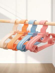 10pcs Kids Clothes Hangers Baby Clothes Hangers Children Plastic Infant Hangers Very Durable Kids Hangers Toddler's Hangers