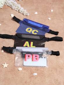 Customized Personalized Phone Bags, Pool Bags, Customized Beach Bags, Fashionable Waist Bags, Travel Phone Bags, Vacation Gifts, Holiday Gifts, Simple And Unique, Ideal Gifts For Family/Friends/Classmates