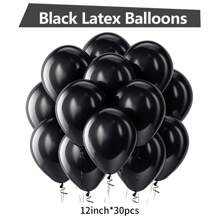 Black Balloons 5/10/12/18 Inches, 10/30/50/70/90pcs, Black Latex Balloons Suitable For Birthdays, Holidays, Graduation Celebrations, Showers, Weddings, Anniversaries, Retirement Parties, Bachelor Parties, Housewarming