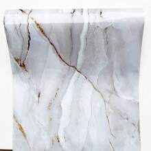1 Roll Jade Marble Contact Paper, Peelable And Stick-On Marble Wallpaper For Countertops, Bathrooms And Kitchens, Waterproof Self-Adhesive Removable Vinyl Liner For Cabinet Shelves, Wall Decals For Bathroom And Kitchen Renovation Wall Decor Room Decor Stickers Wall Paper Wall Stickers Wall Sticker
