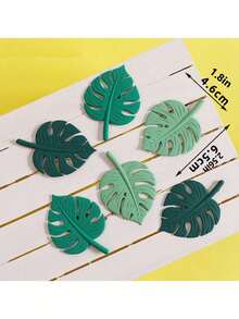 13pcs Or 1pc Forest Leaf Cake Decorations, Jungle Animal Cake Toppers, Lion Giraffe Elephant Monkey Grass Cake Decorations, Happy Birthday Tree Brand Cake Inserts, Suitable For Birthday Cake Decorations, Forest Theme Party Cake Decoration Supplies, Baptism Cake Decorations,Babyshower Cake Toppers(Do Not Touch The Cake Directly; Please Use With A Tray And A White Rod.) - Multicolor - View 8