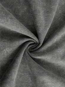 230g Double-Sided Washed Hidden Flower Printed T-Shirt, High-Quality Batik Cotton Retro Fashion Brand T-Shirt, Beach Essential, Men's Summer T-Shirt, Holiday Gift, Perfect Gift.