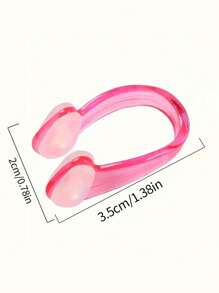 1/3pcs Silicone Swimming Nose Clip, Leakproof Design Nose Clip, Silicone Waterproof Swimming Nose Clip Suitable For Professional Training, Suitable For Adults, Multiple Colors Available