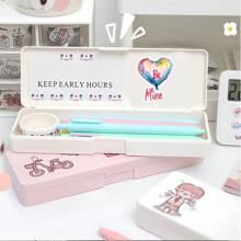 17/18 pezzi di adesivi colorati ad acquerello e pastello con cuori, ragazze floreali di primavera e motivi caffè, adesivi vintage con lettere scritte a mano per fai-da-te, scrapbooking, planner, taccuino, computer, articoli di cartoleria vintage, forniture scolastiche, ritorno a scuola