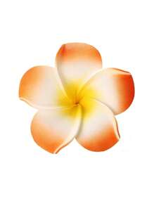 7 Stücke/Set 7cm künstliche Plumeria Haarspangen, geeignet für den täglichen Gebrauch Haarklammern Haarspangen