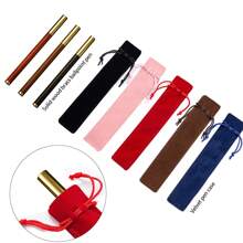 1 pezzo Penna a sfera in ottone/Astuccio in velluto, realizzato in ottone e legno massello, aspetto semplice ed elegante, basso profilo e retrò, punta in carburo di tungsteno ad alta precisione, scrittura fluida, design a spirale all'interno del cappuccio, design ergonomico, adatto come penna regalo, penna per affari, penna per firmare, regalo, premio scolastico e regalo di incentivazione, forniture per ufficio e scolastiche, articoli per il ritorno a scuola
