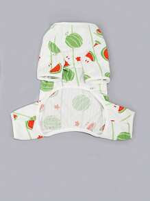 4-Leg Dog/Cat Pajamas, Cute Bear Design Home Outfit, Casual Pet Clothes, New Spring/Summer Cartoon Loungewear