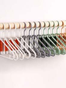 3pcs Foldable Portable Travel Clothes Hanger, Hotel Universal Drying Rack, Non-Slip Heavy Duty - Multicolor - View 1