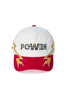 1pc PCWER Embroidered Baseball Cap, Adjustable Hat, Fashion Breathable Versatile Outdoor Sun Protection, Great Gift For Holidays