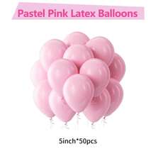 Light Pink Latex Party Balloon 5/10/12/18 Inches -10/30/50/70/90pcs Round Helium Light Pink Balloon Suitable For Valentine's Day Wedding Engagement Anniversary Birthday Graduation Shower Gender Revealing Home Decoration Background - Light Pink - View 10