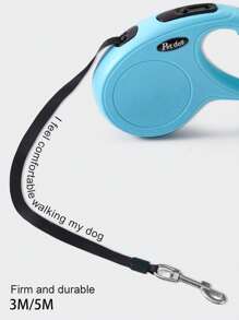1pc 3 Meters/5m Retractable Pet Dog Leash For Medium Small Dogs, Multiple Colors Available