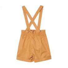 Puma 女士棉质休闲短裤（可拆卸背带） 货号：53751674 - 土黃色 - 查看 2