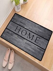 1pc "Home" Letter Design Carpet Mat, Decorative Rug, Comfortable And Washable For Home Decor, Living Room, Bedroom, Bathroom, Study, Entryway - Multicolor - View 10