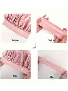 1pc Luxurious Satin & Silk Bonnet For Sleeping - Adjustable Comfort Fit With Tie Band - Unisex Night Hair Protection For Men & Women Home Bathroom Decor Summer Bonnet Queen Silk Bonnet Satin Bonnet Hair Bonnet For Sleeping Braid Bonnet Adjustable Bonnet Tie Bonnet Night Cap Sleep Bonnet For Women Curly Hair Travel Essentials Travel Accessories Vacation Holiday Back To School