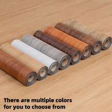 1 rolka podłogi winylowej w stylu vintage z drewna – gruba, samoprzylepna, odporna na zarysowania, łatwa w czyszczeniu, do samodzielnego remontu domu, do dekoracji wnętrz, zdejmowana i wielokrotnego użytku, podłogi do remontu domu | Podłogi z drewna w stylu vintage | Podłogi łatwe w montażu