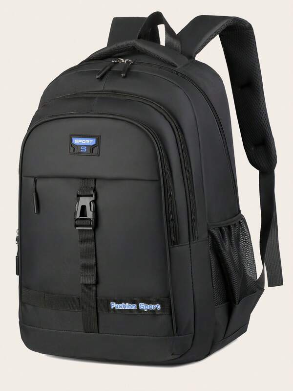 Prosty, uniwersalny, męski plecak o dużej pojemności, odpowiedni na uczelnię, w podróż i na wakacje