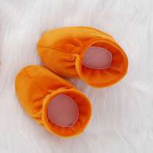 Newborn Baby Boy Girl Halloween Pumpkin Costume Sleeveless Top+Sock Shoes+Hat Party Cosplay Costume - Orange - View 6