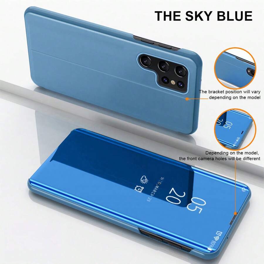 Ốp lưng gập sang trọng có gương, tương thích với Samsung S24 Ultra S23 Ultra Galaxy S24 S23 S22 S21 S20 S10 S9 S8 FOLD2 FOLD3 FOLD 4 FOLD 5 FOLD 6, Apple, Mi 11 Ultra Plus, Ốp bảo vệ tương thích với Samsung Galaxy A12 A13 A14 A35 A52 A53 A54 A55, Galaxy NOTE 8 NOTE9 NOTE10 NOTE20, Apple 6 7 X 11 12 13 13pro 13promax 14 14pro 14promax 15 15pro 15promax 16 16pro 16promax Series Chống nước, chống sốc, chống rơi, chống trầy xước, Phiên bản quốc tế, không phải phiên bản nội địa.