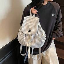 Women Fashion Backpacks - 黑色 - 查看 4