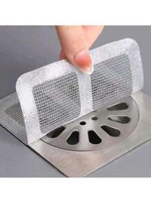 10pcs Disposable Drain Filter, Disposable Kitchen Drain Cover Anti-Clogging Anti-Bug Drain Sticker