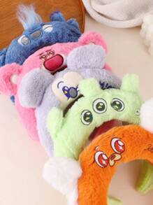 Disney 1 pieza Diadema con peluche de Stitch y Mickey Mouse de Disney, accesorio de cabello lindo para niñas