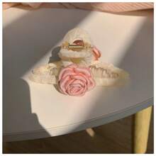 1 Pc Handmade Fabric Flower Hair Clip, Suitable For Daily Wear Hair Claw Claw Clips Hair Jaw Clip Hair Clamps