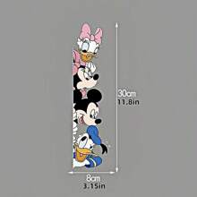 Disney Disney Mickey And Minnie Fun Wall Stickers, Window Decoration, Room Wall Decoration, Suitable For Entrance Door, Bathroom, Kitchen Creative Stickers, Theme Party Supplies, Best Gift For Family Members, Home Office Decoration