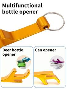 6-120-180pcs Personalized Metal Keychain Bottle Opener - Engraved Keyring Accessory, Ideal For Wedding Favors, Promotional Gifts, Lightweight, No Electricity Engraving, Stainless Steel, Mildew Resistant High Quality Custom Design, Unique Gift Suitable For His Friends, Family, Kitchen, Restaurant, Home, Multi-Functional, Durable, Ornamental, Reusable, Exquisite, Stylish, High-Quality, Unique, For Valentine's Day, For Weddings, For Housewarming