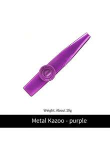 1/3pcs Metal Kazoo Musical Instrument Toy, Handmade Accompaniment Instrument For Adults - Multicolor - View 8
