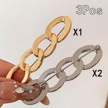 1 件/3 件多用途可拆卸合金扣腰带，用于调节裤子、牛仔裤、外套、连衣裙的腰部，易于使用，防滑 - 彩色 - 查看 18