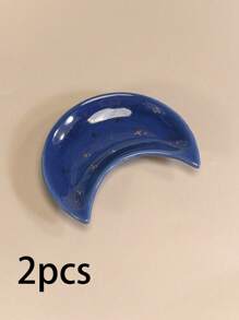 Kleine Mond Schmuckschale, Ringhalter Schale dekorative Keramik Zierschale süßer Mond Schale kleine Schmuckplatte Ohrringe Halskette Halter Schmuckauslage moderner Akzent Ring Tablett für Schminktisch Sommerbedarf für Frauen Aufbewahrungsorganizer Geschenk Semesteranfang