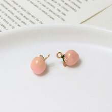 5/10 件迷你水果吊饰（葡萄、桃子、石榴、香蕉、樱桃）DIY 珠宝制作配件 - 彩色 - 查看 12