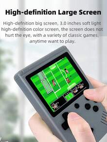 1pc Handheld Game Console 400 Games New Retro Handheld Game Console Supports Two-Player Battle Supports TV Connection Nostalgic Old Russian Classic Block Game Console Portable Mini Macaron Series Game Console 3-Inch Screen Party Game Gift,Games,Game,Game Console - Multicolor - View 9