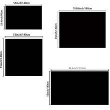 1 pièce Nappe de table de cuisine rectangulaire minimaliste | Imprimé avec un motif de couteau, fourchette et cuillère | Convient pour la décoration de scène, la protection de la table et la décoration de la pièce - Noir - Voir 8