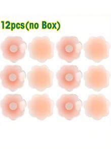 22pcs Reusable Seamless Silicone Nipple Covers , Invisible Self-Adhesive Nipple Pasties, Women's Lingerie Accessories,Comfortable, Breathable, And Easy To Clean Bra Accessories(2/10/22pcs)