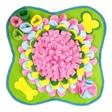 New Cat/Dog Lover Gift And Dog/Cat Mom Love Pet Treat Dispensing Snuffle Mat, Multi-Colored, Interactive Smell Training Pad For Dog Lover And Dog Mom Loves, Small Animals (Hamsters, Rabbits, Ferrets, Cat Lover And Cat Mom Loves)