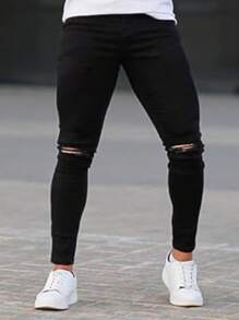 Men's Pocket Distressed Skinny Casual Fashionable Jeans