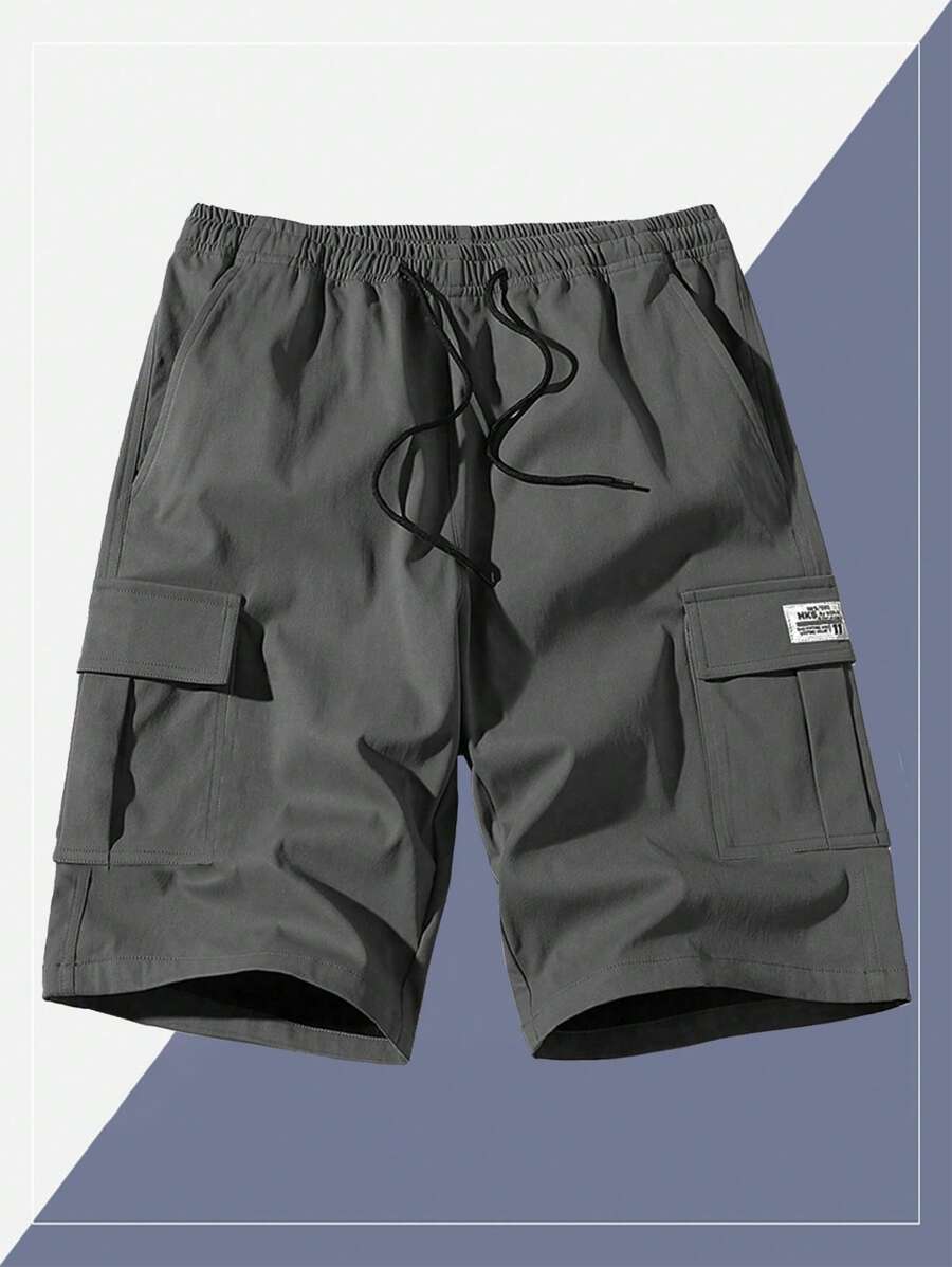 Shorts cargo de verano delgados para hombre, shorts bermuda casuales y transpirables para exteriores