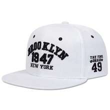 1pc Men's Brooklyn 1947 New York Embroidered Letter Snapback Baseball Cap, Fashionable Street Hip Hop Hat For Outdoor Casual Spring Autumn Travel Vacation - Multicolor - View 11