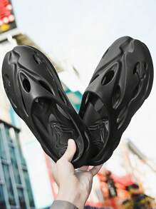 Men Breathable Casual Slip-On Dual-Use Sandals, And Comfortable For Spring/Summer