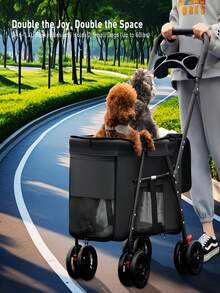 Multi-Functional Pet Stroller For Small To Medium Dogs, Large Size, Outdoor Travel Vehicle, Portable And Foldable, Suitable For All Seasons Dog Stroller Cat Stroller Pet Stroller Dog Strollers For Dogs