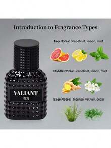 Valiant Men's Fragrance 1.05 Fluid Ounce Natural Spray Long-Lasting Men's Fragrance - Black - View 5