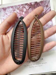 2 pezzi Fermagli a pinza per acconciature a coda di cavallo e chignon, per capelli ondulati, accessori scolastici