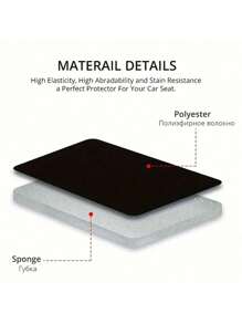 1/2/5 Set All Season Universal Car Seat Cover, Thin Cloth Cushion Pad, Breathable Elastic Mesh Fabric Seat Protector Covers